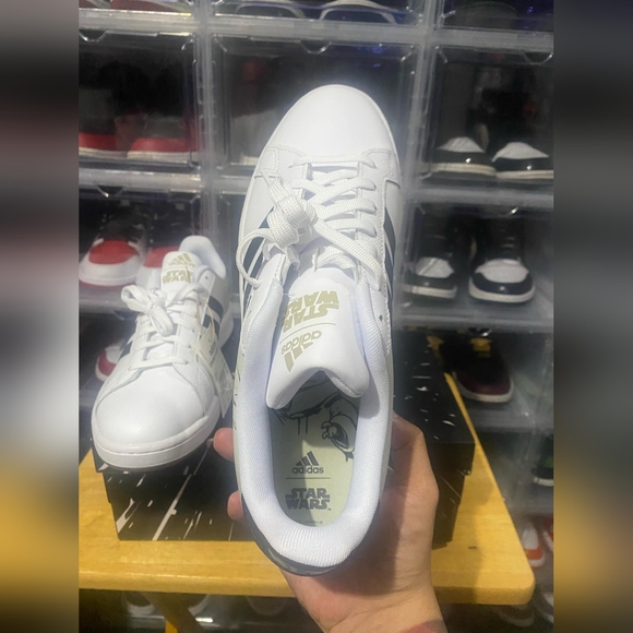 Adidas Limited Edition GrandCourt Star Wars Size 10.5 - Picture 3 of 4